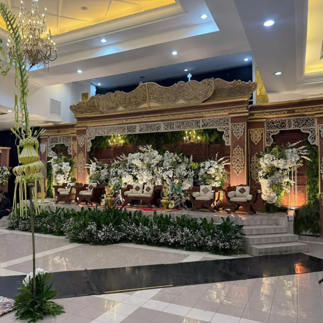 Tampilan Pelaminan Gedung Forum Lemigas